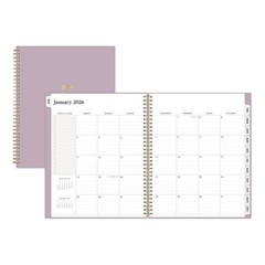 2026 Weekly/Monthly Planner 8.5"x11" Muted Lilac