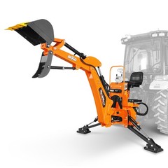 MechMaxx 8′ Tractor Backhoe Attachment With Mechanical Thumb,for 25-100HP,BH760M