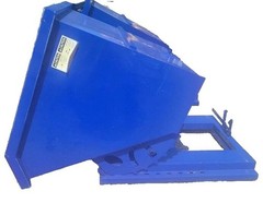 Self-Dumping Hopper – 1 Cubic Yard, Heavy Duty Steel, Forklift & Skid Steer Use