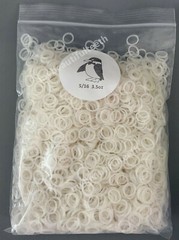 5000Pcs Dental Elastics Bands Elastic Ties Tie Brackets Buttons Orthodontic 5/16
