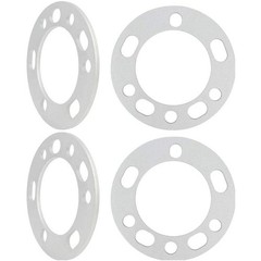 4 Wheel Spacers 5×114.3 6mm 1/4″ Aerospace Aluminum Silver for Toyota Lexus Ford