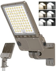 150W LED Parking Lot Light 22500LM, Power Tunable & 3CCT (3K/4K/5K) Listed