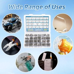 380PCS Stainless Steel Compression Springs Assortment Kit – Small & Tiny Springs
