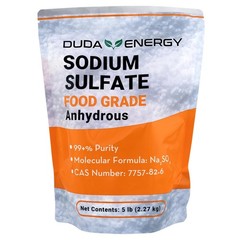 5 lb Food Grade Sodium Sulfate Granules – Excellent Drying Agent & Electrolyte