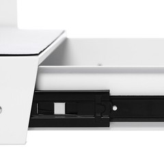 Under Desk Pull-out Drawer Storage Tray with Lock for Desk Organization Office