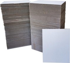200 Packs 4×6 Inch Corrugated Cardboard Sheets, Premium White 4×6,