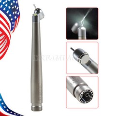 NSK Style Dental Surgical 45° Degree LED High Speed Handpiece Turbine 2/4Holes