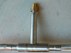 Vacuum Pump Hose Braided Stainless Steel Fitting 36′ Over All Length