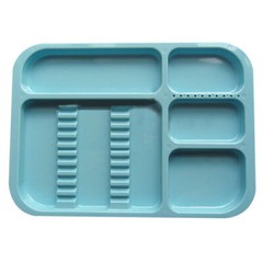 Dental Autoclavable 135ºC Plastic Trays Standard Divided Container Instruments