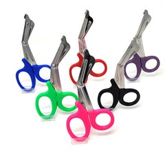 6 Pcs Nurse Medical Scissors EMT 7.5″ Utility Bandage Shears Paramedic Emergency