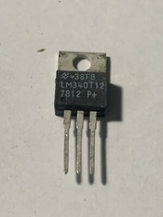 LM340T12 (7812) Positive 12 volts at 1 Amp Voltage Regulator