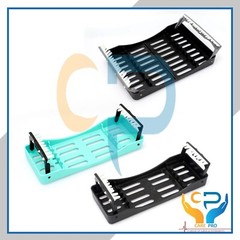 3 Dental Plastic 135°C Sterilization Box Holders Cages Autoclavable Instrument