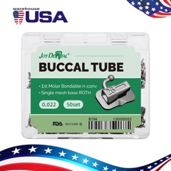 50 Sets Dental Orthodontic 1ST Molar Bondable Non-Conv Roth 0.022 Buccal Tubes J