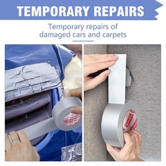 Cinta adhesiva resistente e impermeable reparaciones en interiores y exteriores.