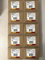 10 PCS HOM115PCAFI Square D Circuit Breaker 15A