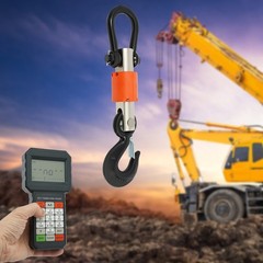 10000kg 10T HD Wireless Electronic Digital Hanging Crane Scale W/ Handheld Meter