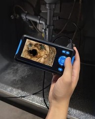 Endoscope Camera with Light, Dual Lens 1080P Industrial Borescope with 8 LED …