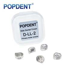 5Pcs Dental Kids Crown Primary Molar Pediatric Crowns stainless steel 48 Sizes