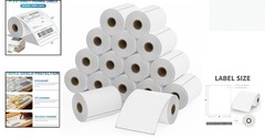 Strong Adhesive 4×6 Direct Thermal Shipping Labels – 4000 Labels for Quick Use