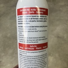 2 RB018 Rust-Block Water-Based Rust Inhibitor, Corrosion Inhibitor, 12 oz