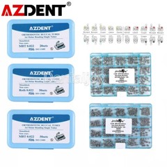 AZDENT Dental Ortho MIM Monoblock Braces Brackets Mini Roth MBT.022 /Buccal Tube