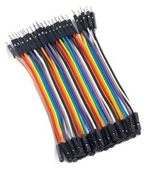 Dupont Cable Jumper 40 Wire 10cm F-M F-F M-M For Arduino Raspberry Breadboard