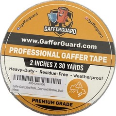 Gaffer Tape 2″ x 30 Yards Black Heavy Duty Waterproof Photography Stage Matte