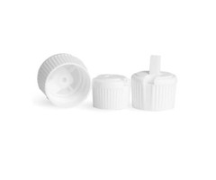 10 pcs Flip-Top Spout 1 inch diameter cap for 8 oz and 16 oz Bottles Plastic