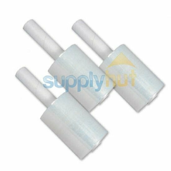 5″ in x 1000FT 80 Gauge Extended Core Stretch Shrink Film Hand Wrap 12 Rolls