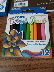 Bazic-Lot Of 6 Assorted Art Supplies,Markers, Oil Pastels,Pencils&More