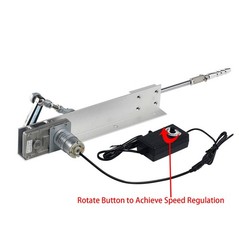 Reciprocating Linear Actuator Motor 24V 5.9inch 120RPM Controller DIY US Plug