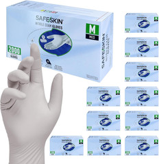 Nitrile Exam Gloves Disposable – 3.5 Mil, Gray, Powder Free Gloves for Medical,