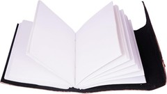 Multicolor Embossed Leather Journal – 5×7 Inch Handmade Notebook Artistic Cover