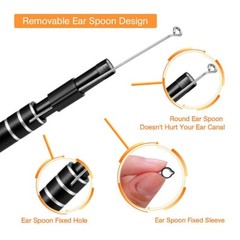 LED Ear Endoscope HD Otoscope Ear Wax Cleaning Camera Tool Cleaner Removal Kit