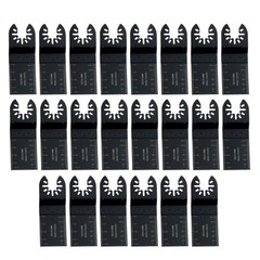50 PCS Titanium Oscillating Tool Blades Curved Edge Oscillating Saw Blade Kit