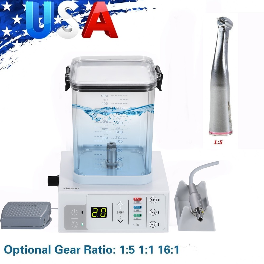 Dental Brushless LED Electric Micro Motor For Practice/1:5 Increasing Handpiece