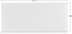 Self Seal Security Envelopes 100 Count White 4.125 x 9.5 Inches for Everyday Use