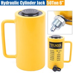 50 Ton Hydraulic Cylinder Jack Solid Ram 150mm/6 ” Stroke Single Acting USA