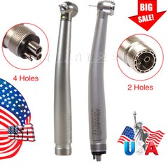 Pieza de mano LED turbina alta velocidad fibra óptica dental estilo NSK 2/4HOLES
