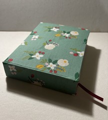 Handmade Flower Fabric – Arches Sketchbook Blank Book – 6.5 in. x 5 in.