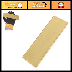1/8″ x 2″ Solid Brass Flat Bar – 6″ Long C360 Plate, Durable Metal Material