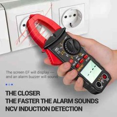 Digital Clamp Multimeter Tester AC DC Voltage RMS Amp Meter Auto Range Handheld