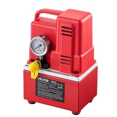 VEVOR Electric Hydraulic Pump 750W 10000 PSI Single Acting Pump Solenoid Valve