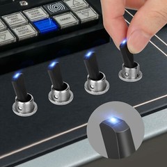 2x Blue LED Light 3Pin Rocker Toggle ON/Off Switch 30A 12V for Car Boat Marine