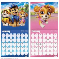 DateWorks 12″x12″ 2026 Paw Patrol Wall Calendar