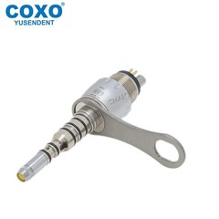 COXO Dental Fiber Optic High Speed Handpiece Air Turbine LED Coupling 6Hole