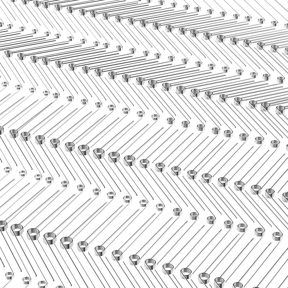 120Pcs Torsional Springs Assortment Kit, Stainless Steel Torsion Springs, Mechan