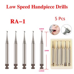 8 Types Dental Round Carbide Bur for Slow Speed Latch Type RA 1# – 8# Burs