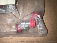 LOT OF 13 NEW Solid Stream QCMEG Zero Degree Spray Nozzle Red FREE SHIPPING