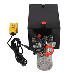 20 Quart double Acting Hydraulic Pump Dump Trailer Lift Unit Pack Power Unit USA